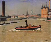 Marquet, Albert The Port of Hamburg oil